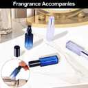 4-Pack Glass Perfume Spray Bottles - Refillable Travel Size Perfume Atomizer, Portable Leak-Proof Cologne Sprayer Kit with Funnel & Pipette for Toiletries Accessories