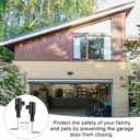 2pcs Garage Door Sensors,GSTB-R Safety Sensors Compatible with Ge-nie/Over-Head Garage Door Opener Made After 1993, Item Includes Two Sensors (Receiving&Sending)