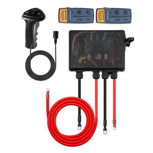 Winch Solenoid Contactor Relay Kit, 12V 500A Winch Control with Waterproof Box, Fits for 8000lbs-17000lbs ATV UTV Jeep Trailer Winches, Pre-Wired