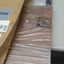 Folding Desk - 39.4 Wood Top Foldable Desk for Small Spaces | No Assembly Required Compact Desk for Home Office, Writing, and Study (Brown)