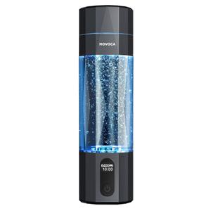 Upgrade Hydrogen Water Bottle, Up to 6400PPB Hydrogen Water Generator -SPE PEM Tech, 7OZ Food-Grade PC Hydro Water Machine, Health Care Gifts for Husband, Wife, Family, Friends, Travel (Gray)