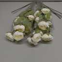 6 Pcs 27" Artificial Silk Peony Flower Branches for Vase Home Decor(Cream) | Fake Lifelike Peonies Stems, Faux Flower Picks, for Floral Arrangement/Table Centerpieces/DIY/Home/Farmhouse/Indoor Decor