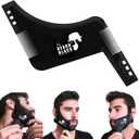 The BEARD BLACK Beard Shaping & Styling Tool with Inbuilt Comb, Perfect for Line Up & Edging, Use with Beard Trimmer or Razor