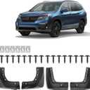 Mud Guard Mud Flaps Guards Splash All Weather Guard Mud for Honda Pilot 2023 2024 2025 Mudguards Mudflaps Guards Front & Rear Set of 4