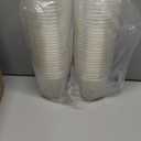 TOSSWARE NATURAL Arc - Plant Based Clear Cold Cups 12 oz - Plastic Alternative for Parties, Bachelorettes, Weddings - Recyclable - Set of 50