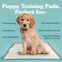 Simple Solution Extra Large Puppy Training Pads Leak-Proof Potty Pads for Large Dogs Absorbent and Disposable with Odor Control for Housebreaking 28 x 30 Inches 100 Count