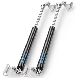 ARANA Gas Struts 17 inch 55lb with Brackets (2 Pack) - Heavy Duty Lift Support for RV Bed Hatch & Storage Box Lid - Hydraulic Spring Shocks for Camper Bed, Trap Door, Floor Hatch