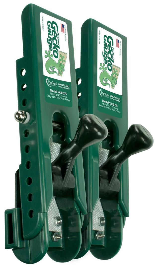 Pactool International Gecko Gauge Clamp For 7/16 In. Thick Composite Siding 2Pk