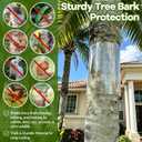 Iguana Tree Wrap for Iguana Prevention, Thickened PET Plastic Tree Trunk Protector Guard for Damaged Bark, Anti-Reptiles Climbing Barrier Tree-Safe Guard with Tape & Nano Adhesive(94.5*15.75in)