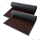 OLANLY Front Door Mat Indoor Outdoor Entrance, 2-Pack 29.5 x 17 Inch, Waterproof Heavy Duty Doormat, Fade Resistant, Low Profile, Easy Clean Patio Porch Welcome Floor Mats for Entry, Brown