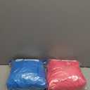 Ramede 2 Pcs Giant Inflatable Baby Costume 96 Inch Gender Reveal Ideas Boy and Girl Blow Costume Outfit for Adult Baby Shower Gender Reveal Party Halloween Christmas Cosplay Supplies