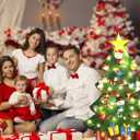 B bangcool DIY Felt Christmas Tree 26Pcs Xmas Ornaments 3.2ft DIY Christmas Tree Wall Hanging Xmas Gifts Christmas Decorations