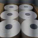 Industrial Paper Towels 10 x 800 White Roll Towels High Capacity Premium Quality (TAD Fabric Cloth Like Texture) Fits Touchless Automatic Commercial Towel Dispenser (Packed 6 Rolls)