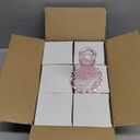 6Pcs Pink Candlestick Holders Set- 4" H Taper Candle Holders Bulk, Glass Candle Holders for Wedding, Party, Romantic Dinner Table Centerpieces, Festival Gifts & Windowsill Decor