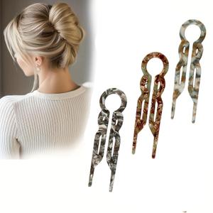 Hair Pin for Women, Hair Accessories, Elegant Hairpin, Suitable for Thick & Long Hair 3PCS B Set