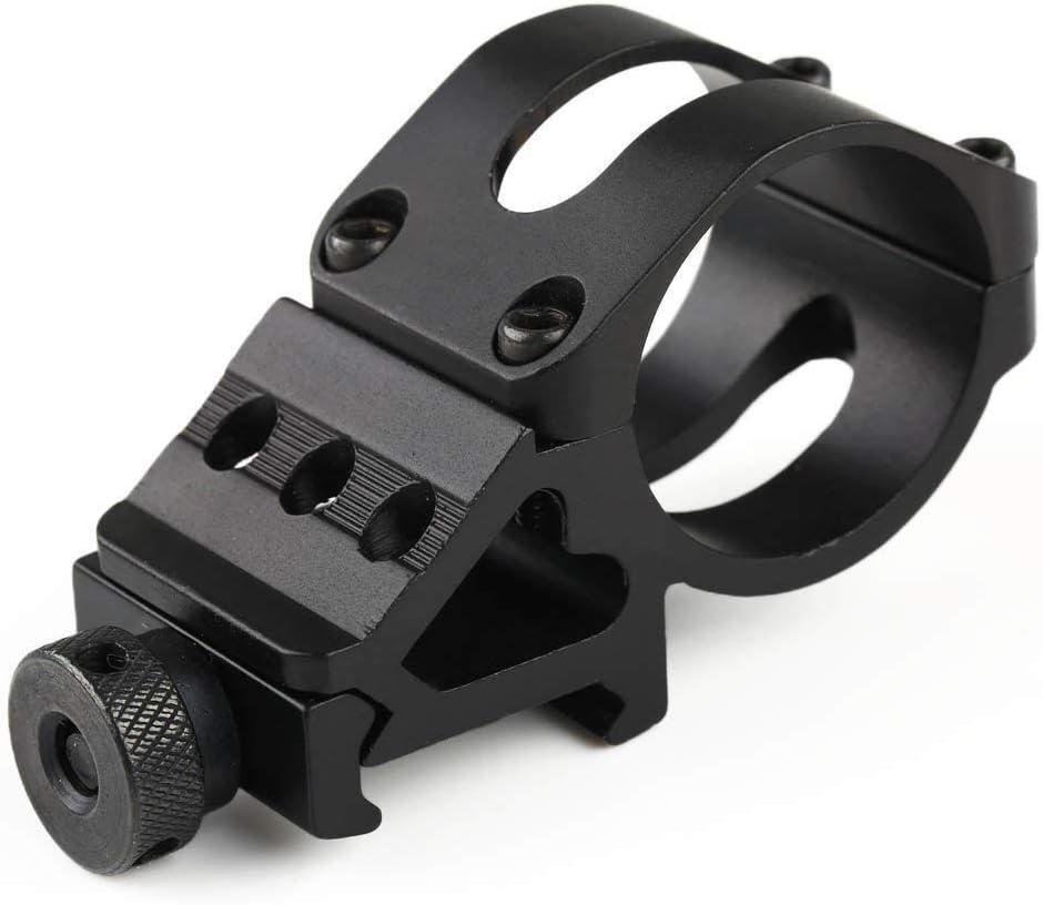 Tactical Offset Picatinny Rail Mount for Flashlight Ring Mount Scope Ring Mounts for 25.4mm Tube T2008