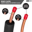 Iron Forge Tools HVAC Line Set Insulation - 25ft 3/4 & 3/8 Seamless Copper AC Line Insulation with .55 inch EPDM Refrigerant Lines for Air Conditioner & Heat Pump