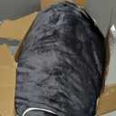 COZYTY Electric Blanket Queen Size, Super Soft Cozy Upgraded Flannel Heated Blanket Dual Control with 5 Heating Levels & 10 Hours Auto Off, Fast Heating & Overheat Protection, 84" x 90", Dark Gray