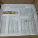 Gold Crystal Chandeliers for Dining Room Light Fixture, 24" Modern Round Chandeliers8 Lights Luxury Ceiling Pendant Ceiling Lighting for Dining Room Bedroom Entryway Foyer Staircase