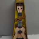 Raimy 17in Kids Ukulele Guitar - 4 Strings Mini Guitar Children Musical Instruments Educational Toys with Picks for Toddler Kids Boys Girls Beginner (Koa Color)