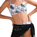 GRACE KARIN Girls Swimwear Bikini Swimsuit for Teens Bathing Suit Adjustable Shoulder Straps with Chest Pad Size 12-14