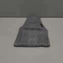 KYEESE Dog Sweater Soft Pullover Dog Sweaters for Small Dogs Male Warm Turtleneck Small Dogs Sweater with Gingham Patchwork Stretchy Knitwear Cat Clothes Comfy Pet Coat for Fall Winter Cold Weather (Medium7-13lbs, 1# Grey)