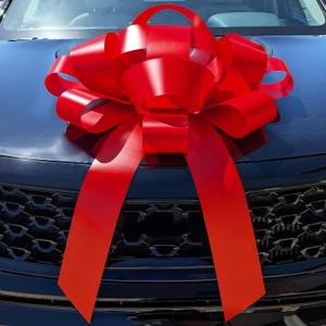 CarBowz Big Car Bow, Giant Bow, Non Scratch Magnet, Weather Resistant Vinyl (Red) CarBowz Big Car Bow, Giant Bow, Non Scratch Magnet, Weather Resistant Vinyl (Red)
