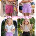Halfchet 3 Pack Toddler Girls Shorts, 3-Color, 18-24 Months