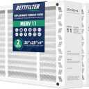 20x25x4 AC Furnace Air Filter Compatible with Honeywell FC100A1037, MERV 11 HAVC Filter Replacement, Actual Size:19.94"x24.86"x4.38", Pack of 2