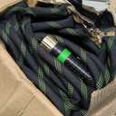 Garden Hose 100 ft, Non-Expandable Ultra-Lightweight Flexible Hose with 360 Dual-End Anti-Kink Design, 10-Pattern Spray Nozzle, 500 PSI Leak-Proof, 96-Strand Braided Fabric, Storage Strap