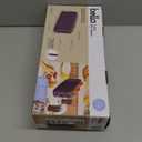 bella 2 Slice Slim Toaster, Fits-anywhere Kitchenware, 6 Setting Shade Control with Reheat & Cancel Buttons, Fits sourdough, 10 Long Slot, Anti Jam & Auto Shutoff, 900 Watt, Plum