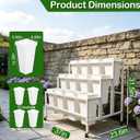 Flower Display Stand with 12 Buckets, 3-Tier Rolling Flower Cart with Lockable Wheels, Heavy Duty Bouquet Bar Stand for Florist Shop Wedding Party Patio Garden Indoor Outdoor Decor