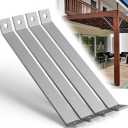 CNQLIS 14-5/8" 45 Degree Angle Bracket for 1-5/8" Strut Channel, 45 Degree Corner Brace with 2 Hole, 5.6mm Thick