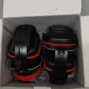 ProCase Noise Reduction Ear Muffs, Sound Proof Ear Protection, NRR 28dB Noise Cancelling Headphones for Adults Kids Autism, Hearing Protection for Mowing -2 Packs, Red