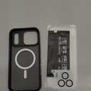 Magnetic 3 in 1 for iPhone 17 Pro Max Case, [Omni-Directional Protection] with 1x Screen Protector + 1x Camera Cover, [Seamless Work with Magsafe] Protective Case for iPhone 17 Pro Max Cosmic Orange