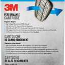 3M Organic Vapor Performance Cartridge, 3 Pairs, For Use With 3M 6000, 6500 & 7500 Series Facepieces, NIOSH-APPROVED OV For Use Against Certain Organic Vapors, Easy-To-Attach Design (6001P3-DC)