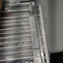 DEARBB Triple Lock Baby Gate for Stairs Doorways and House 31" to 86" Extra Wide Pressure Mounted Easy Walk Through Auto Close Safety Pet Gate White 49.21-67.32" (49.21-67.32", White)