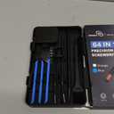 STREBITO Small Precision Screwdriver Set 64-piece with Torx, Triwing, Pentalobe, Electronics Repair Tool Kit for Computer, PC, Laptop, Macbook, Tablet, Phone, PS5, XBOX, Switch, Glass, Ring Doorbell (Blue)