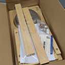 HTB Elevated Dog Bowls,Raised Dog Bowl Stand with 2 Stainless Steel Bowls,Elevated Raised Dog Bowls for Large Medium Small Sized Dogs (Bamboo)