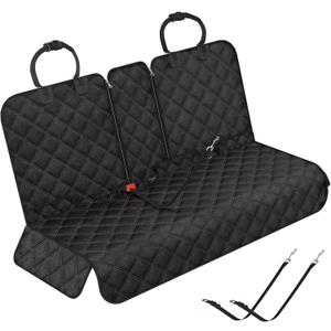 Simple Trending Dog Car Seat Cover, Back Seat Pet Bed Mat Protector Waterproof Bench Car Seat Cover, Nonslip Pet Car Bed Dog Hammock for Car, SUV, Truck