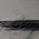 2pack Black Window Curtain Rods 30 to 45 Inches, Decorative 5/8 Inch Diameter Long Window Curtain Rod Set for Room Divider, Bedroom, Living room, Kitchen, Bathroom,With Brackets