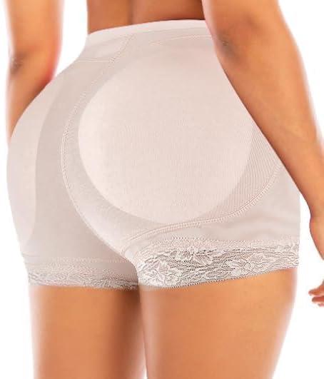 Vorcy Women Butt Pads Fake Butt Lifter Shapewear Padded Panties Hip Enhancer Pads Body Nude (S)
