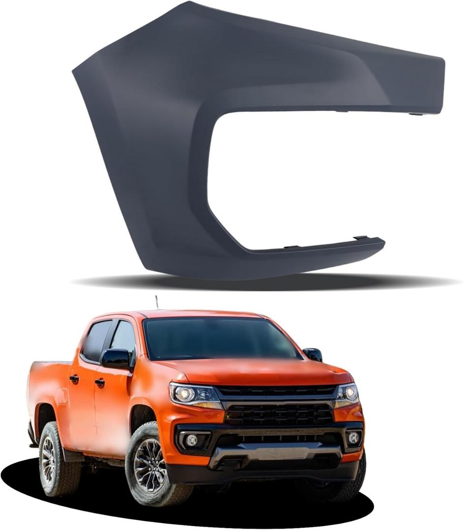 Silscvtt Front Bumper Upper Fascia Primed Right Passenger Side Replacement for Colorado 2021 2022 84922760