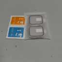 Misxi 2 Pack Hard PC Case with Tempered Glass Screen Protector Compatible with Apple Watch Series 9 Series 8 Series 7 41mm, Anti-Drop Scratch Resistant Lightweight Cover for iWatch, 2 Starlight