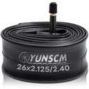 1-PC 26" Bike Inner Tube 26x2.125/2.25/2.35/2.4 AV32MM Schrader Valve56/64-559 26" Bicycle Tube Compatible with 26 x 2.125 26 x 2.25 26 x 2.3 26 x 2.35 26 x 2.40 Bike Tire Tube