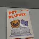 Stuffed Premium Soft Dog Blanket Washable, 40"x32" Cat Blanket for Indoor Cats Large Medium Small Dog Puppy Essentials (Grey)