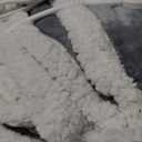 Wearable Heated Blanket with Foot Pocket, Electric Wearable Throw Blanket with Sleeves, Hood, Portable Heated Blanket with 8 Heat Settings, 1-10 Hours Auto Shut-off, Gift for Family, Friends, 50*70" (Light Grey)