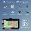 2026 Upgraded GPS Navigation for car,Truck GPS Commercial Drivers,16G 7" Pre-Installed North/South America Map,Voice Turn Direction Guidance,Free Lifetime Map Update,Custom Truck Routing