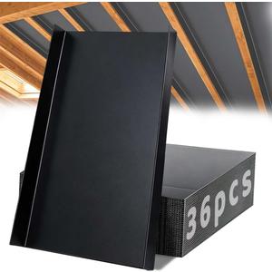 Attic Insulation Baffles,24 Inch,36 Pack,Black
