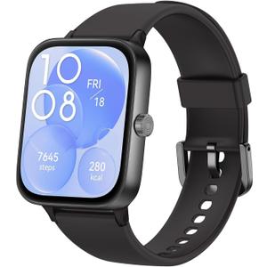 Smart Watch for Men Women, 1.95" HD Full Touch Screen, Fitness Tracker with Heart Rate Blood Pressure Sleep Monitor, IP68 Waterproof Activity Tracker, 140+ Sports for Android iOS